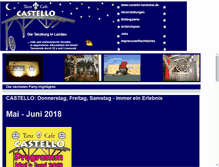 Tablet Screenshot of castello-tanzlokal.de